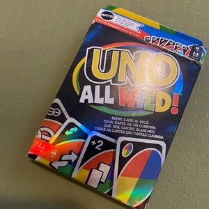 Mattel UNO All Wild Card Game with Vibrant Colors